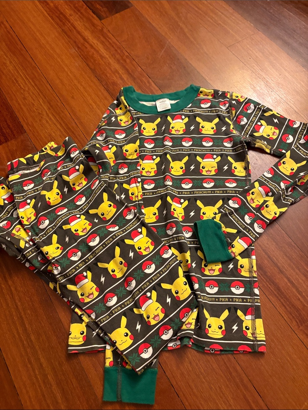 Hanna Andersson Pikachu Holiday Pajama Set